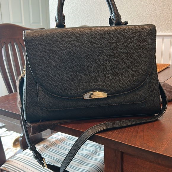 New Kate Spade Carolyna Pine Grove Way Black Satchel Bag - Picture 13 of 13